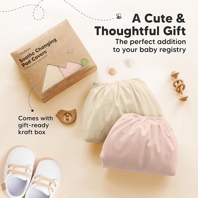 2-Pack Organic Changing Pad Covers - Image 9