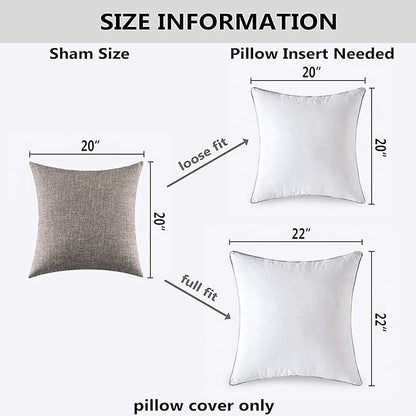 Kevin Textile Linen Throw Pillow Covers Cushion Case Farmhouse Pillowcase - Image 6