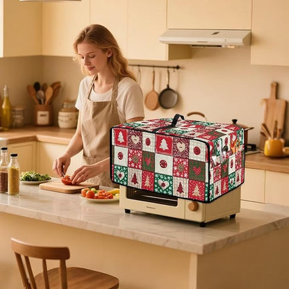 Christmas Holiday Decor Toaster Oven Cover Countertop Convection Oven Cover - Image 7