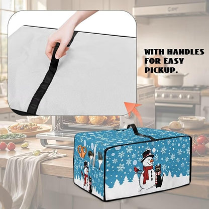 Microwave Oven Cover Air Fryer Toaster Oven Dust Cover, Stain-resistant Small - Image 4