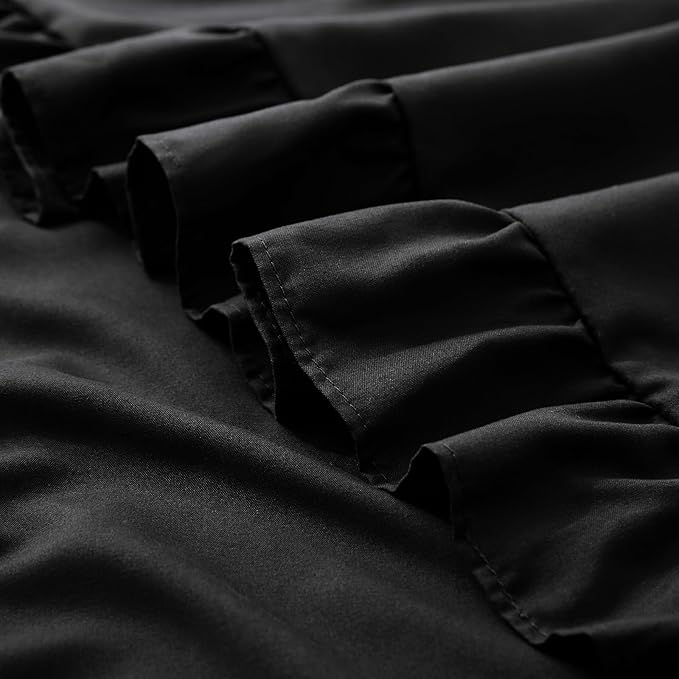 KKJIAF Ruffle Pillow Cases 24x24 Inches, Microfiber Wrinkle Resistant Pillow - Image 7