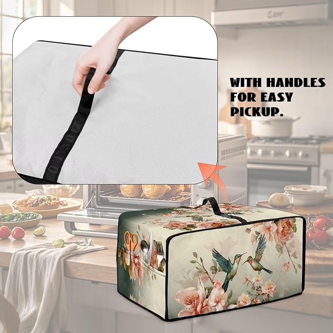 Air Fryer Toaster Oven Dust Cover Washable Fabric Countertop Microwave Smart - Image 4
