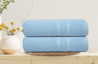 looperry 6 pack small bath towel set showing dimensions