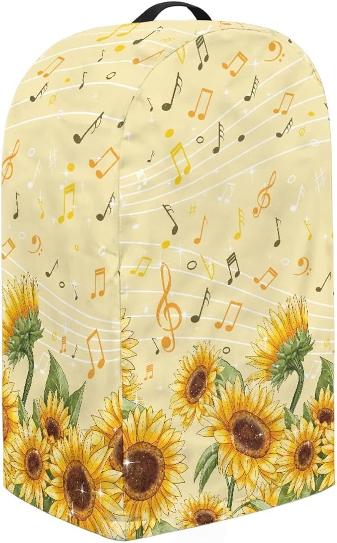 Blender Covers Kitchen Appliance Dust Cover Music Notes Sunflower Blender - Image 3