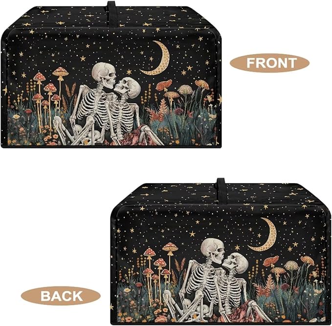 Microwave Oven Dust Cover, Halloween Skull Heat-Resistant Dust Proof Waterproof - Image 5