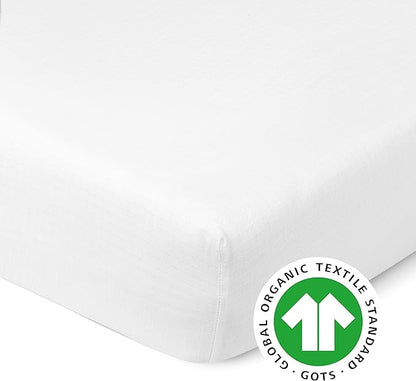 Newton Baby Fitted Mini Crib Sheets | Organic Muslin Cotton, Breathable & Soft - Image 4