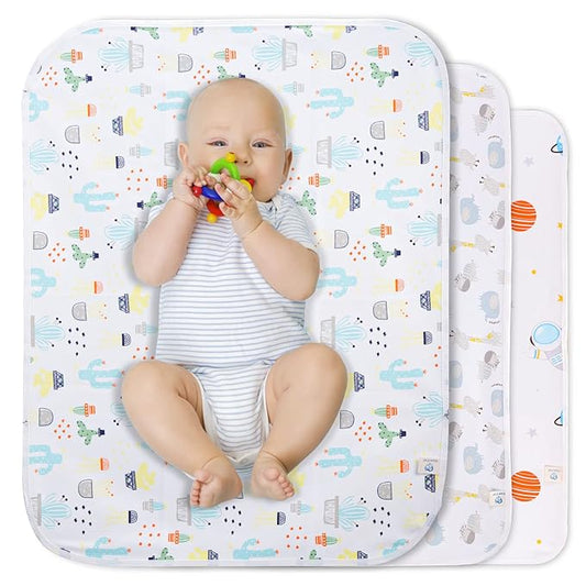 Baby Portable Changing Pad Waterproof Diaper Changing Mat Travel 3 Pack by WinReal