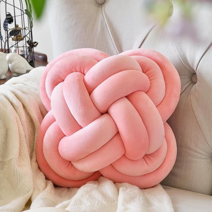 Xuyier Knot Pillow Ball, Decorative Throw Pillows by Xuyier