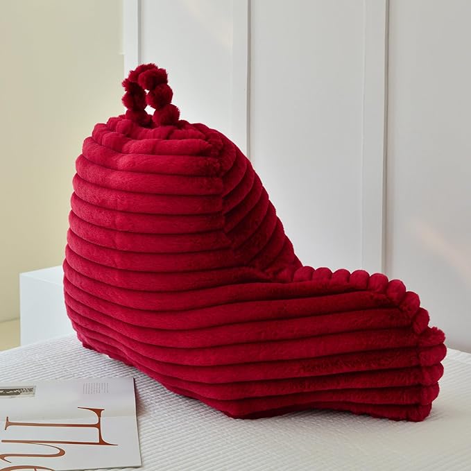 Yaoshuho Large Reading Pillow for Adults, Back Support Pillow for Sitting Up in - Image 5