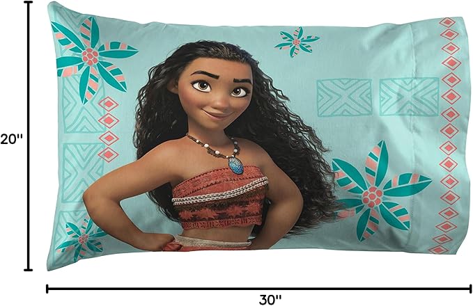 Jay Franco Disney Moana Friends 1 Pack Pillowcase - Image 4