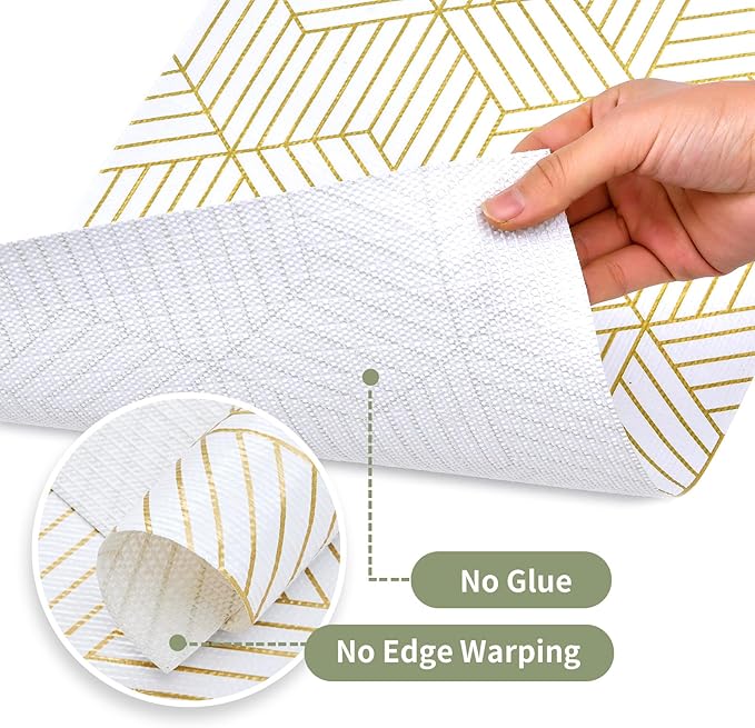 Shelf Liners for Kitchen Cabinets 12in x 20FT, Non Adhesive Cabinet Liner - Image 8