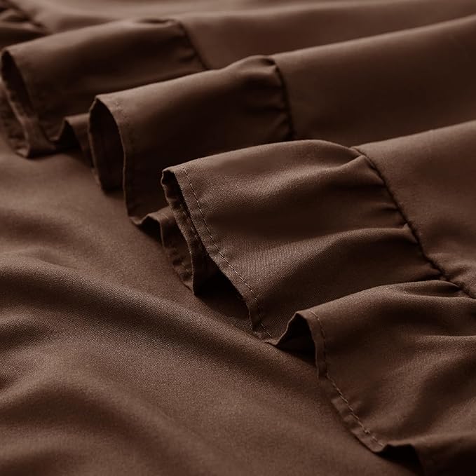 KKJIAF Ruffle Pillow Cases Standard Size Set of 2, Ruffled Pillow Covers - Image 6