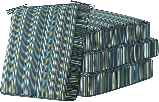Sunbrella Square Corner Seat Cushions, Indoor Outdoor Water Repellent Universal by Unimatta