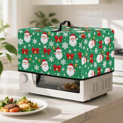 Microwave Oven Dust Cover, Christmas Santa Claus Heat-Resistant Waterproof - Image 3