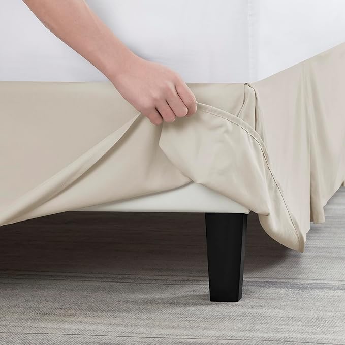 Nestl Linen Bed Skirt Queen Size - Image 5