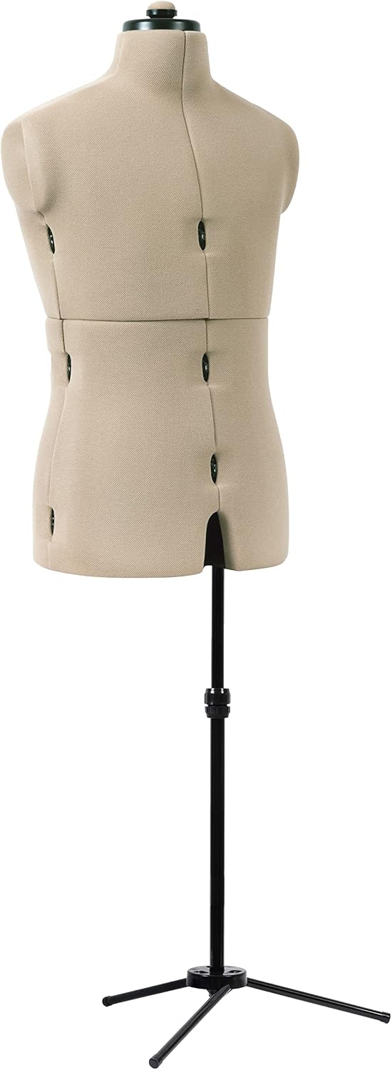 Dritz Mr. Tailor Adjustable Dress Form, Men Size US M-XL