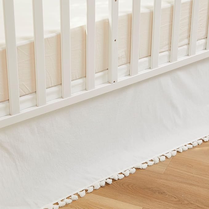 Brandream Boho Bohemian Girl Boy Baby Nursery Crib Bed Skirt Dust Ruffle by Brandream