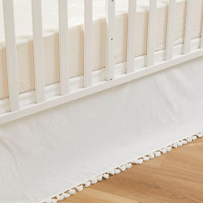 Brandream Boho Bohemian Girl Boy Baby Nursery Crib Bed Skirt Dust Ruffle by Brandream
