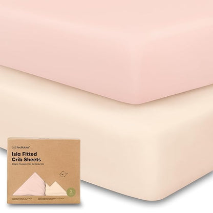 KeaBabies 2-Pack Baby Crib Sheets by KeaBabies
