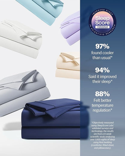 REST® Evercool®+ Starter Sheet Set, Breathable Bed Sheets - Image 8