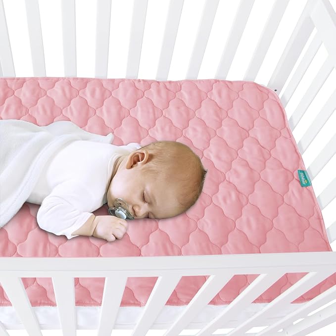 Waterproof Crib Mattress Protector Pad Cover 28" x 52", Anti Slip & Absorbent - Image 5