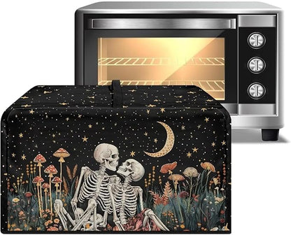 Microwave Oven Dust Cover, Halloween Skull Heat-Resistant Dust Proof Waterproof - Image 2