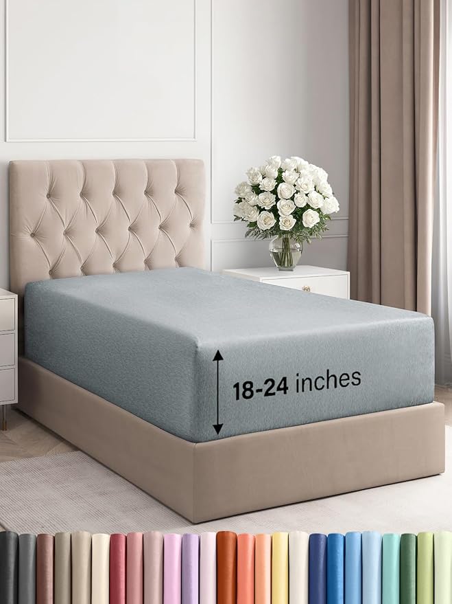 Extra Deep Twin XL Fitted Sheet by CGKUnlimited