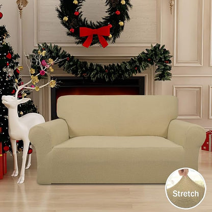 Easy-Going Stretch Loveseat Slipcover 1-Piece Sofa Cover Furniture Protector - Image 3