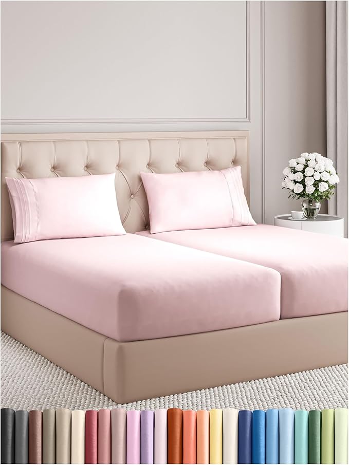 Split King Size 5 Piece Sheet Set by CGKUnlimited