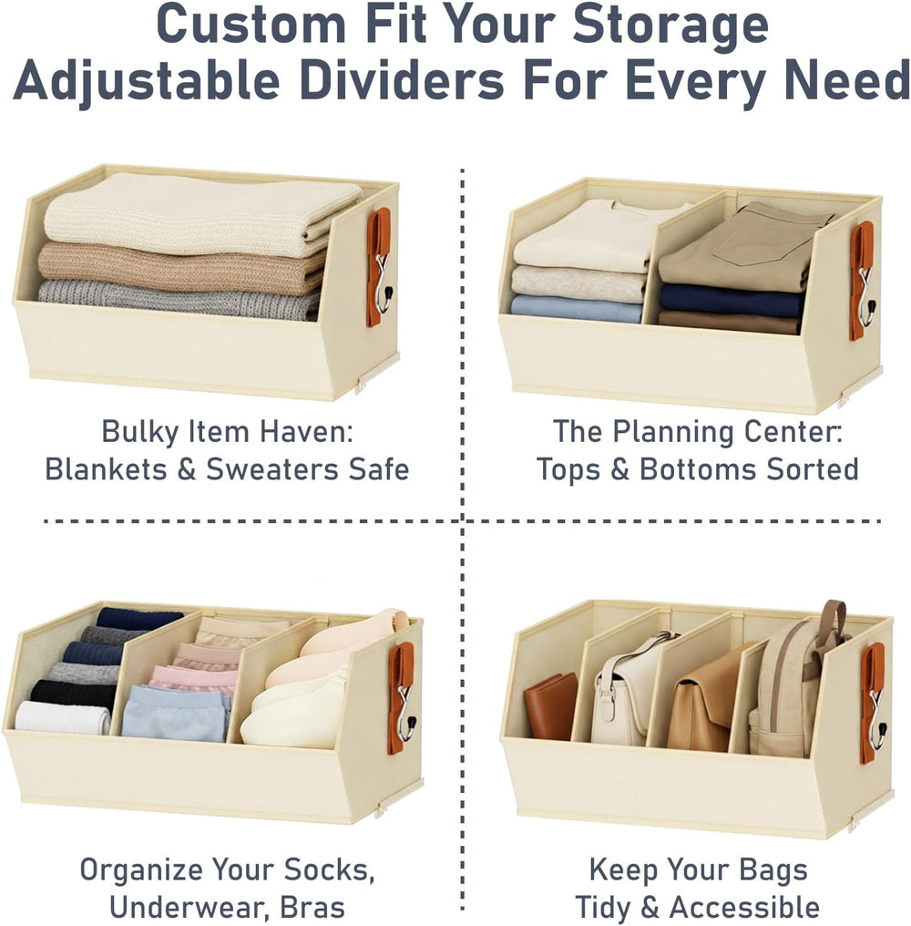 Hanging Closet Organizer Extra Large, Clothes Hanging Shelves for Closet with...