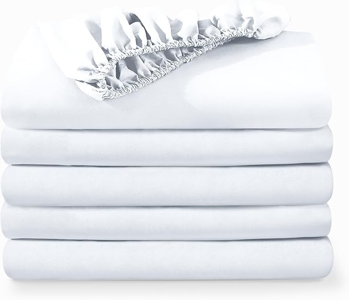 Bare Home 5-Pack Fitted Bottom Ultra-Soft Sheets Full by BareHome