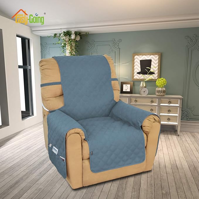 Easy-Going Sofa Slipcover Waterproof Recliner Chair Cover Non-Slip Fabric Couch - Image 2