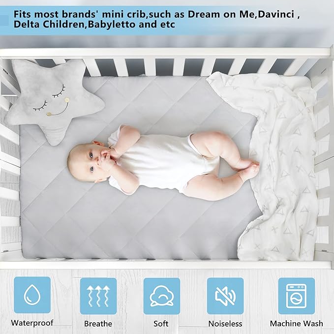 TILLYOU Pack and Play Sheets Pad - Image 6