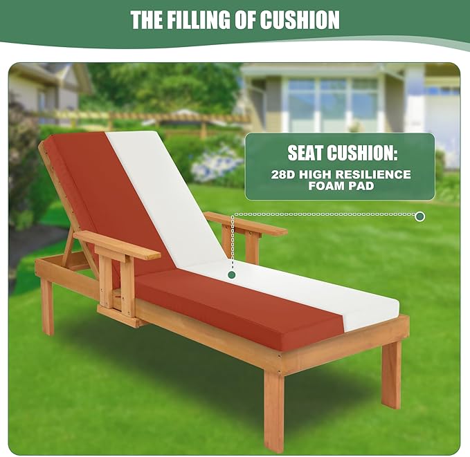 Chaise Lounge Cushions Outdoor - Image 4