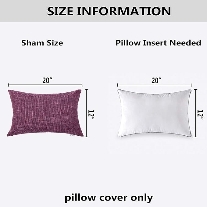 Kevin Textile Star Faux Linen Square Solid Pillow Case - Image 5