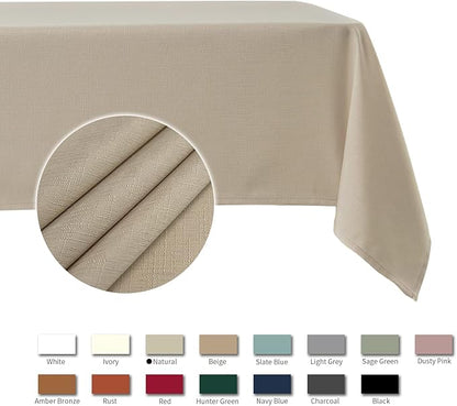 maxmill Tablecloth Stain Resistant Waterproof Wrinkle Resistant Spillproof - Image 4