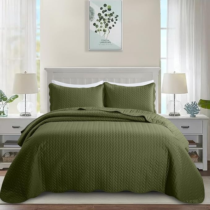 IR Imperial Rooms 8 Pack Quilt King Size Bedding - Image 3