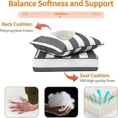 Outdoor Seat Cushions for Patio Furniture, Outdoor Chair Cushions - Image 5