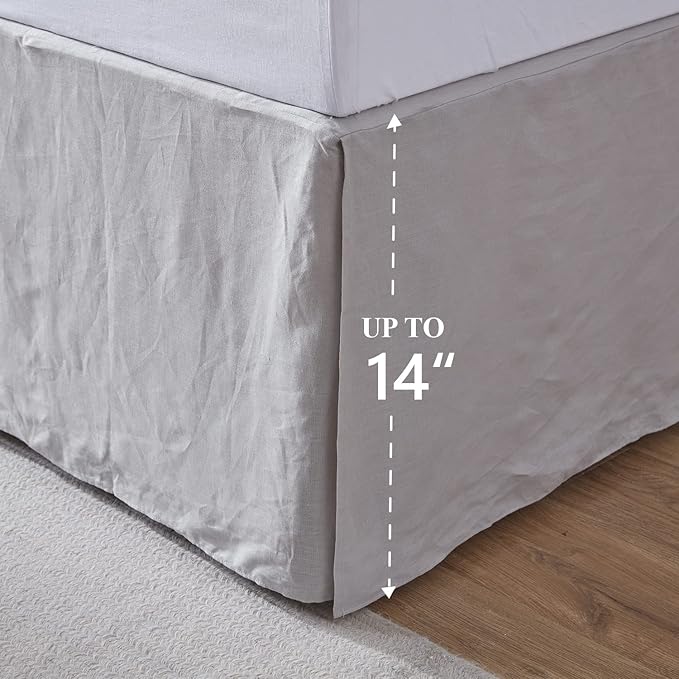 Simple&Opulence Belgian Linen Bed Skirt - Image 3