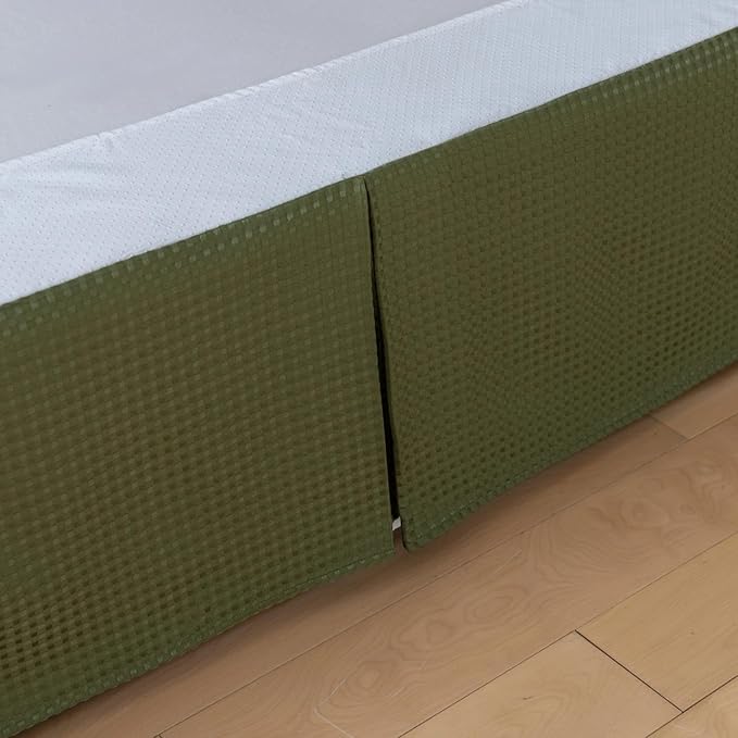 Queen Bed Skirt, Wrap Around Bed Skirt - Image 2