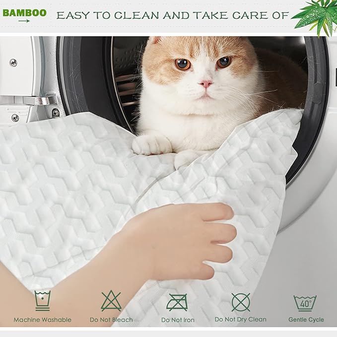 GRT Full Size Waterproof Mattress Protector Rayon Bamboo - Image 6