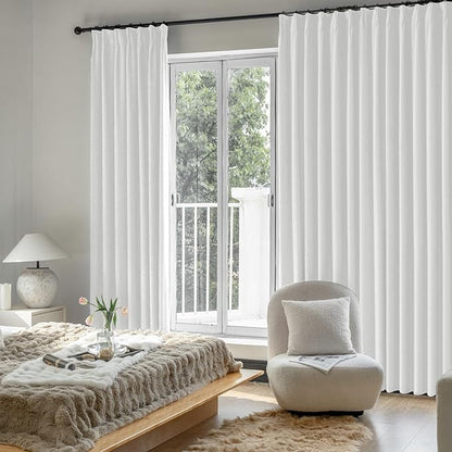 IVAPUPU Linen Pinch Pleated Blackout Curtains - Image 5