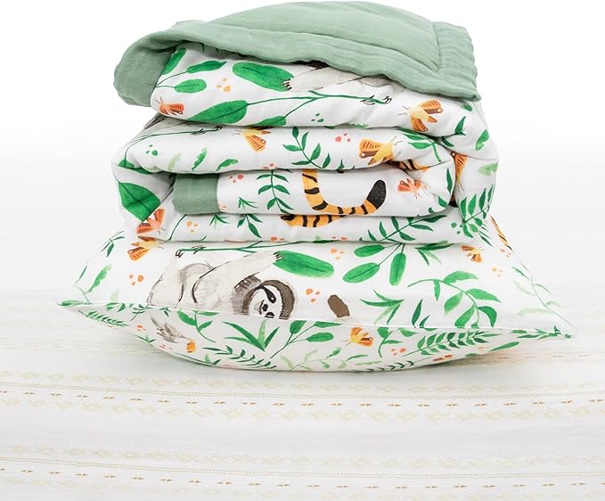 Little Unicorn Toddler Bedding 3-Piece Set | Super Soft & Breathable Muslin - Image 3