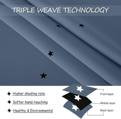 NICETOWN Blackout Star Curtains - Image 4