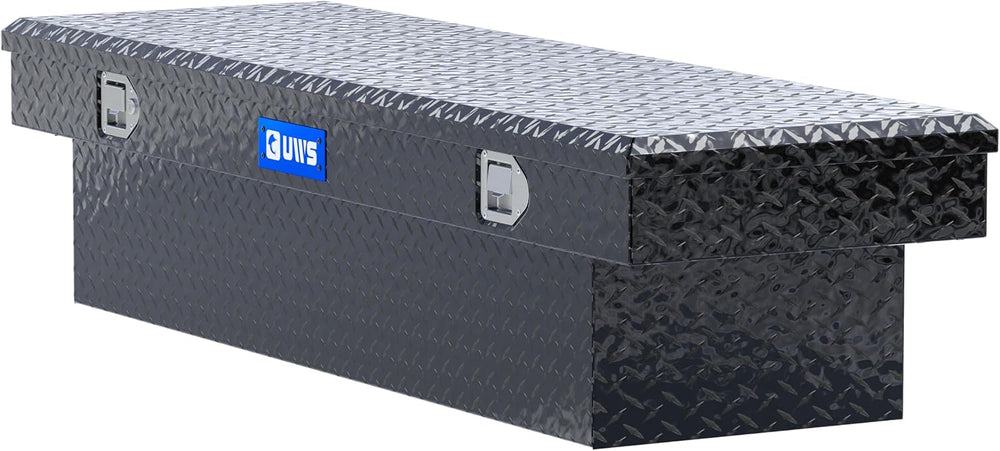 UWS EC10322 63-Inch Gloss Black Heavy-Wall Aluminum Truck Tool Box, RigidCore...
