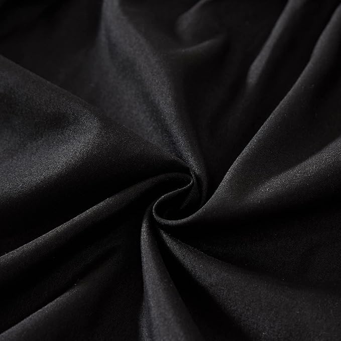 MEILA Wrap Around Bed Skirt Three Fabric Sides Elastic Dust Ruffled 14 Inch - Image 4