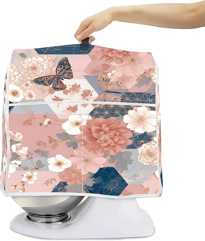 Mixer Dust Cover for 8.5-9.5 Qt Stand Mixer, Cloth Cover by BVBOX