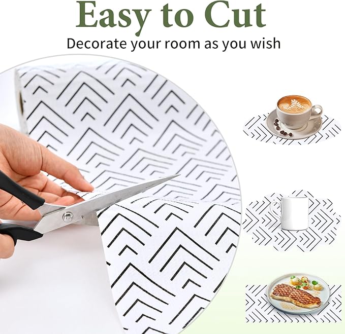 Shelf Liner for Kitchen Cabinets Non Adhesive Drawer Liner Non-Slip Thickened - Image 5