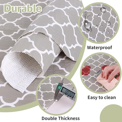 Drawer and Shelf Liner for Kitchen Cabinet: 17 in X 20 Ft Non Slip Waterproof - Image 3