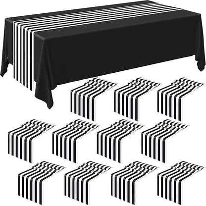 Striped Table Runner Polyester Decor Striped Design Modern Table Runner Elegant by Breling